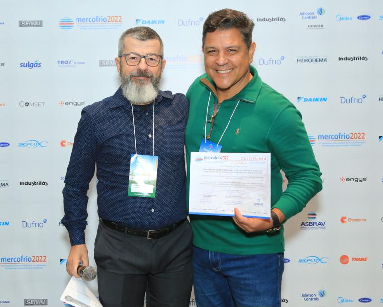 Trabalhos premiados no congresso internacional Mercofrio 2022